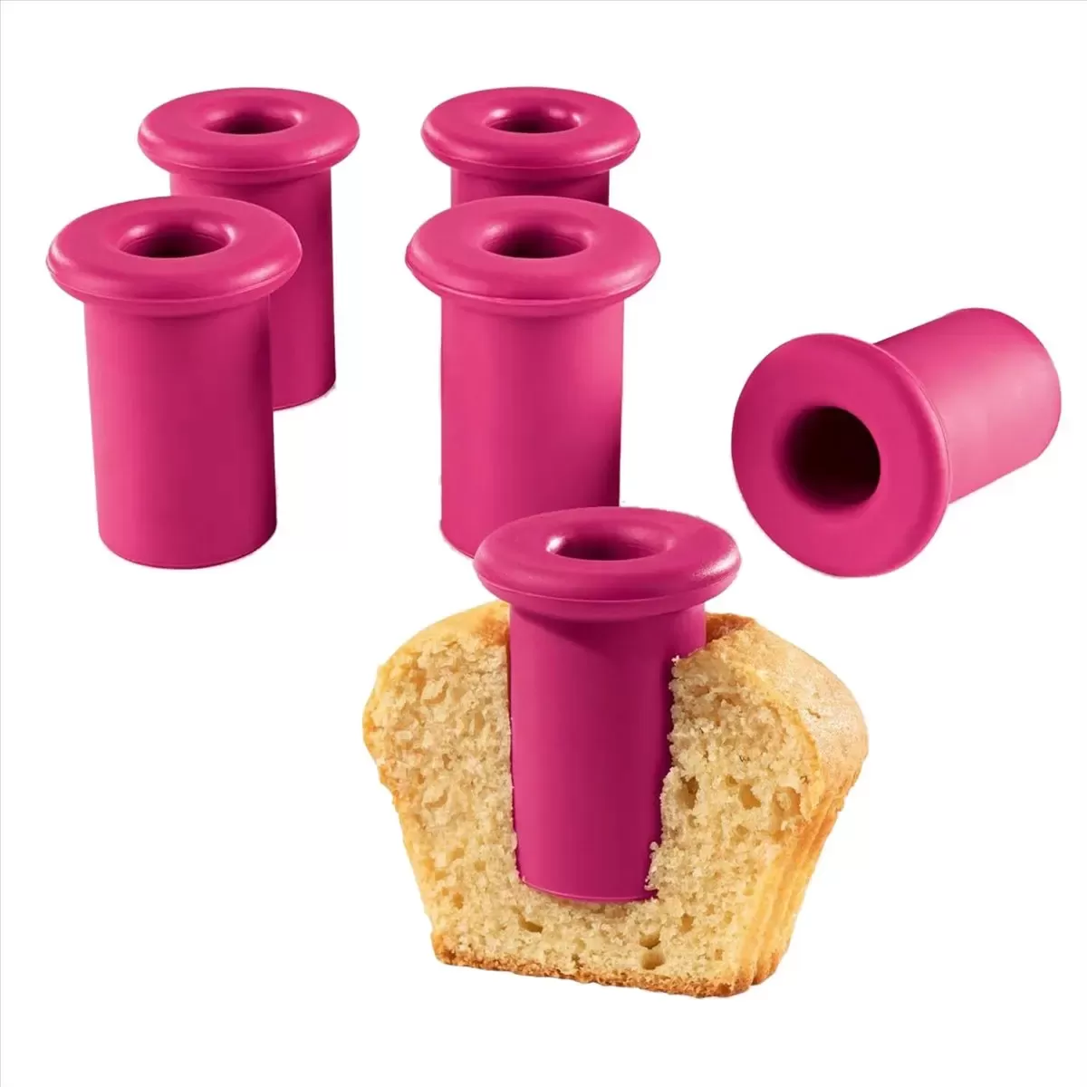 מכשיר חיתוך לקורטון מאפינס - 6 יחידות - תמונה 2