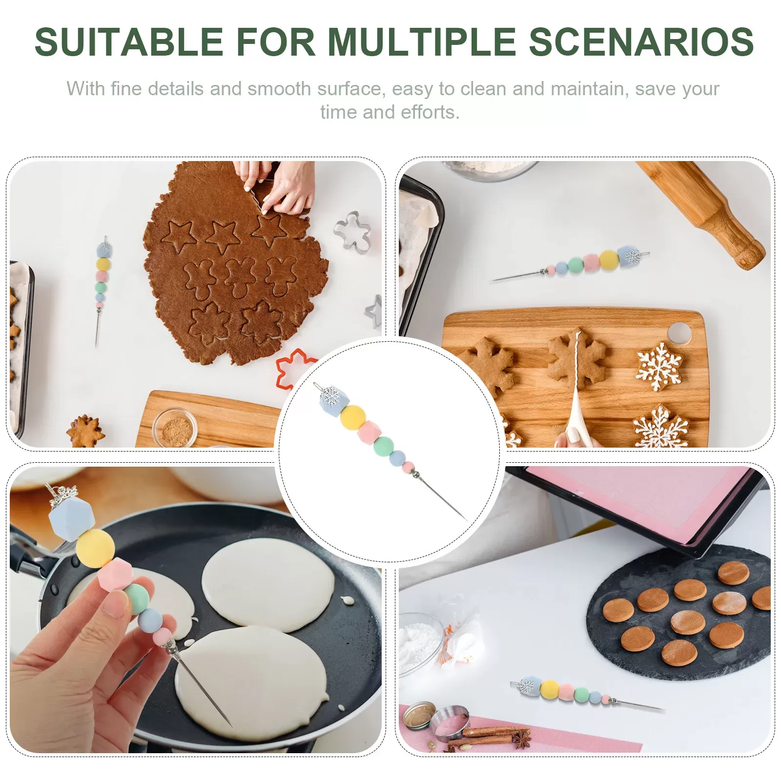 מחט סוכר לקישוט עוגות - איכות גבוהה - תמונה 5