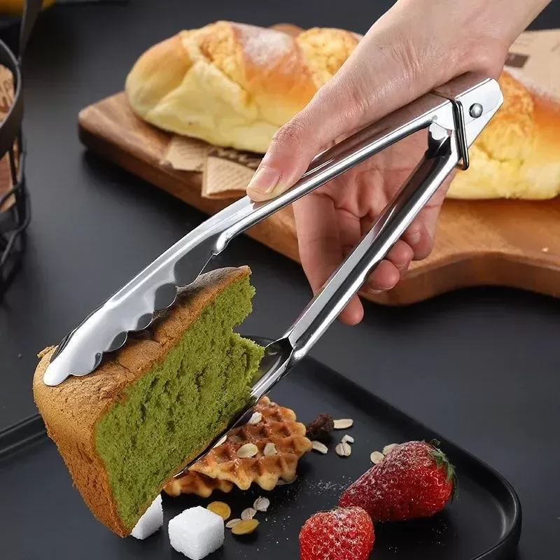 מלקחיים ממתכת נירוסטה למטבח - תמונה 2