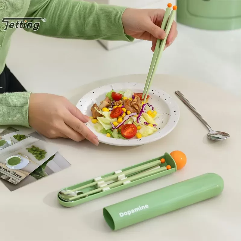 סט סכו"ם נייד מפלדת אל חלד 304 - תמונה 3